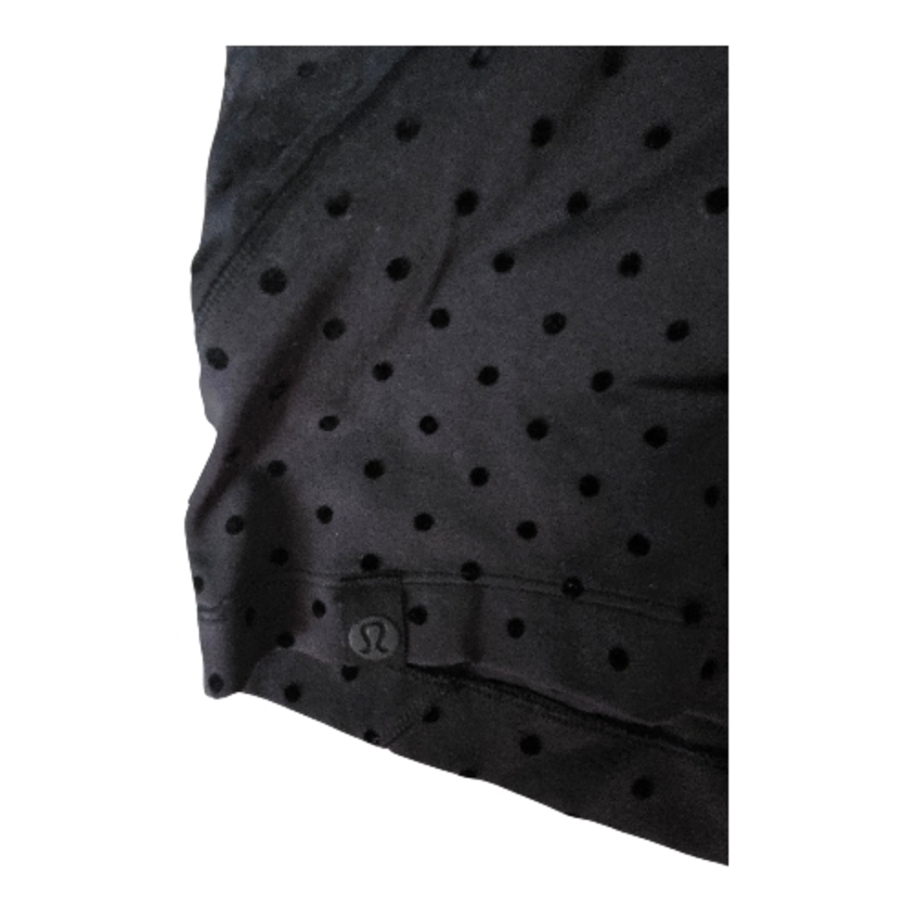 Viral Lululemon Black Polka Flock Align Tank Top Size 0 NWT - Picture 3 of 3